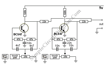 Electronic Drum Synthesizer – Circuit Schematic