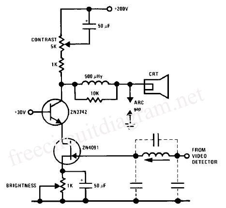 JFET-Bipolar Cascode Circuit – Circuit Schematic