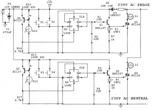 Light Sensitive Staircase Switch with Triac circuit