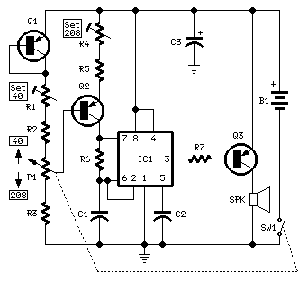 Mini Metronome – Circuit Schematic