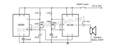 Siren Police Tone Circuit