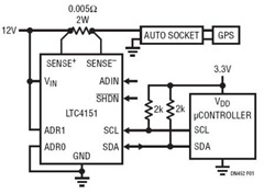 Linear LTC4151 Voltage circuit