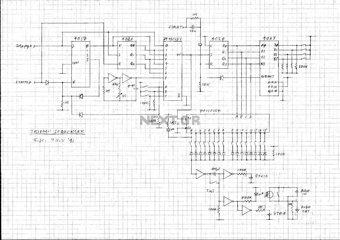 guitar and bass tuner circuit