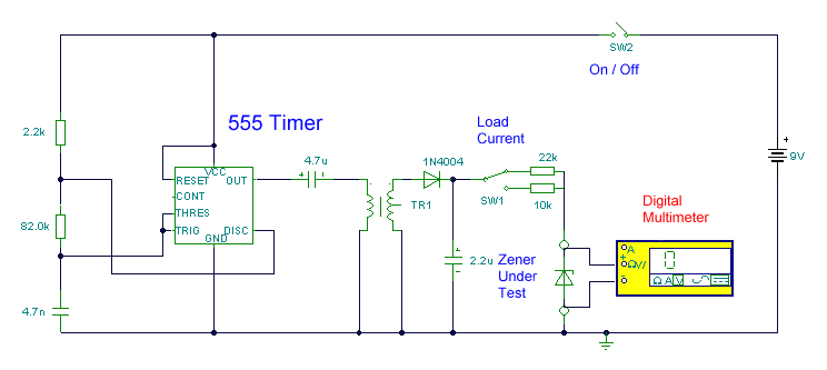 Zener Diode Tester Test Gears Circuits Schematics circuit