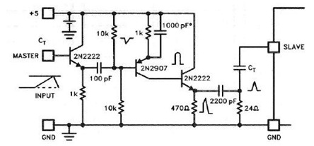 uc3845 sync pulse generator circuit – Circuit Schematic