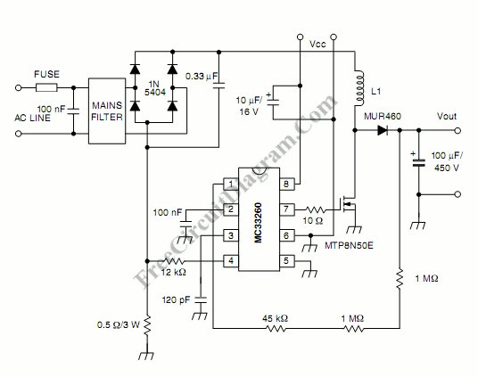 Active Power Factor Correction Circuit