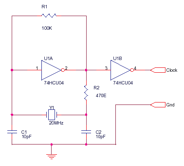 Crystal Oscillator - Parallel Resonant circuit