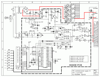 0-24VDC Digital PIC Power Supply circuit diagram circuit