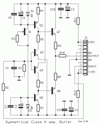 How to build Modular Class A Buffer preamplifier circuit