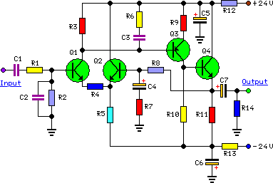 Moduler Preamplifier circuit
