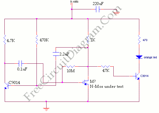 Mosfet Tester circuit