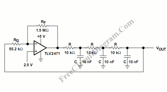 Sine Wave Oscillator Circuit Using Phase Shifter circuit