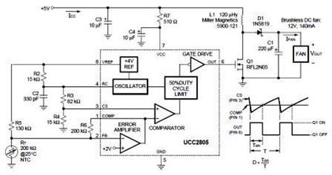 Design of Temperature-Controlled PWM Boost Converter Circuit