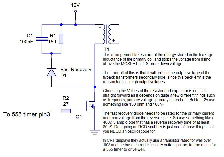 555 timer based plasma speaker circuit