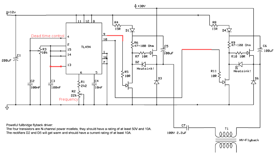 difference between half full bridge plasma speaker 2 circuit