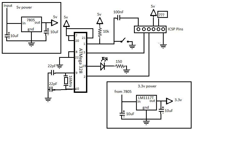 Arduino board circuit
