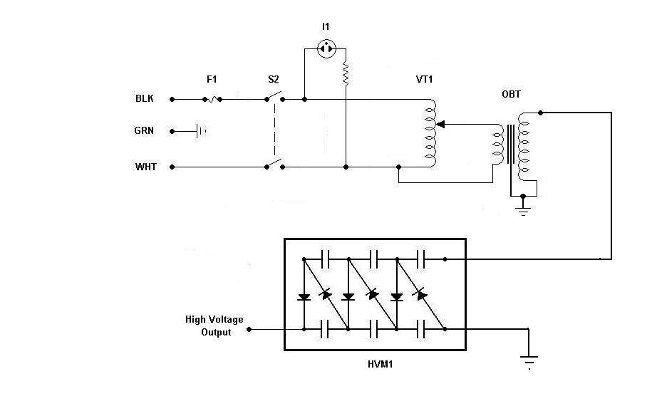 Variable High Voltage Power Supply circuit