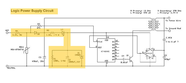 electric fence schematic – Circuit Schematic