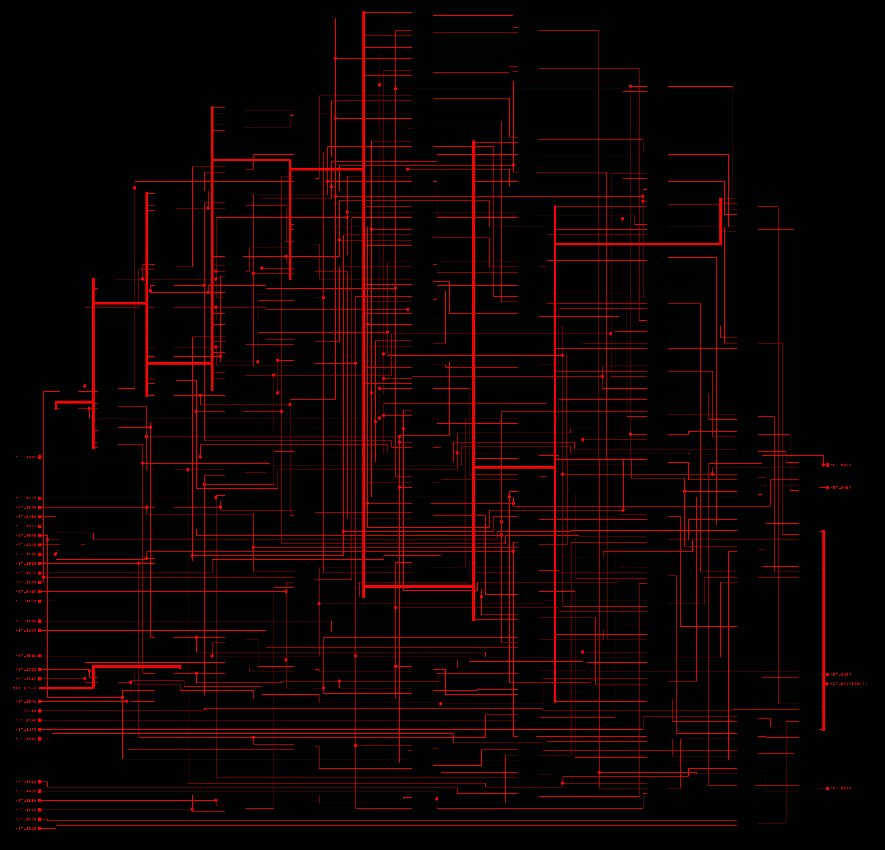 OSU8 Microprocessor Project (1994) – Circuit Schematic