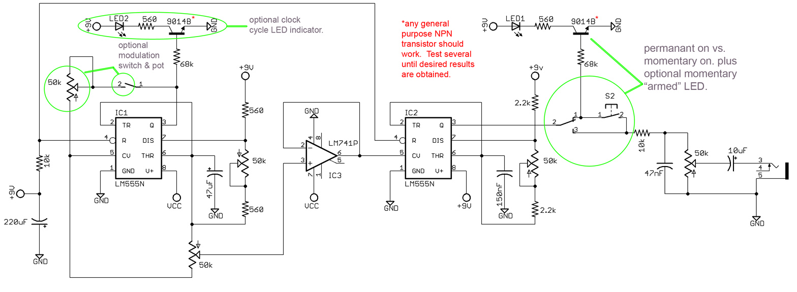 DIY siren project – Circuit Schematic