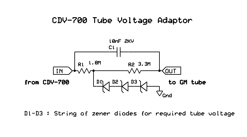 easy and cheap cdv 700 tube adapter circuit