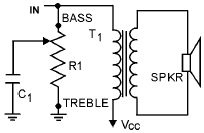 Audio Tone Control circuit