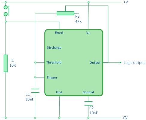 electronic dice circuit