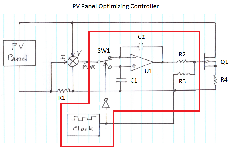 Solar Panel Optimizing Battery Charger circuit