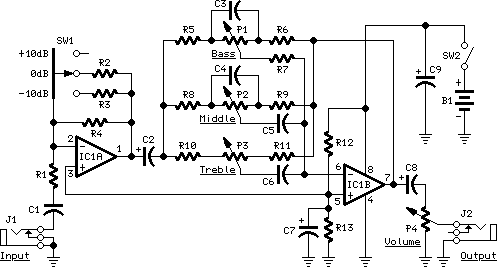 Guitar Control circuit