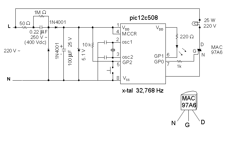 Night Light Saver circuit