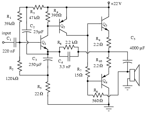 Amplifier circuits circuit