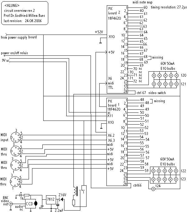 automated angklung instrument circuit