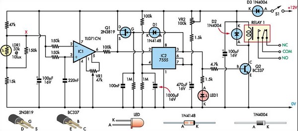Super Light Sensor circuit