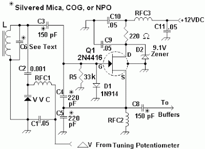 1058 to 1074 mhz vfo oscillator circuit – Circuit Schematic