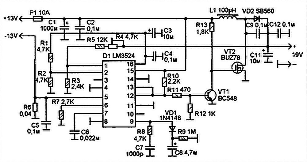 Laptop Power Supply for Car Schematic Diagram – Circuit Schematic
