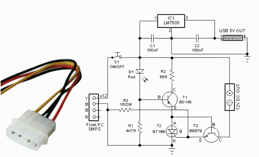 PC Power Box with E fuse circuit