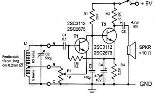 two transistor radio circuit