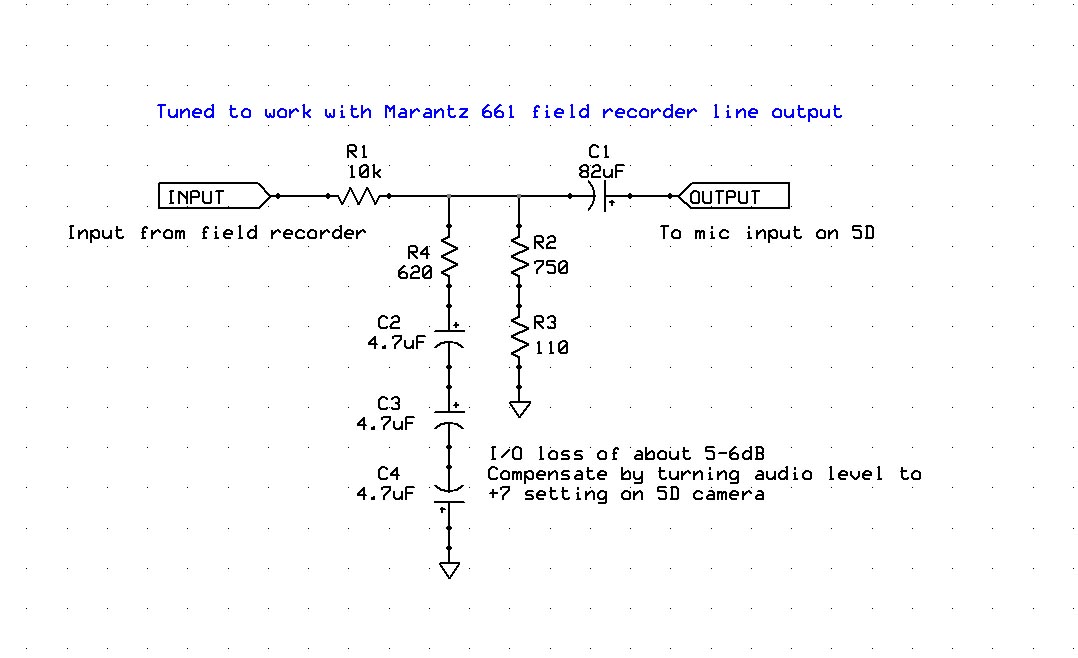 diy project actual good canon 5d audio – Circuit Schematic