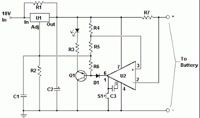 car battery charger schematics circuit
