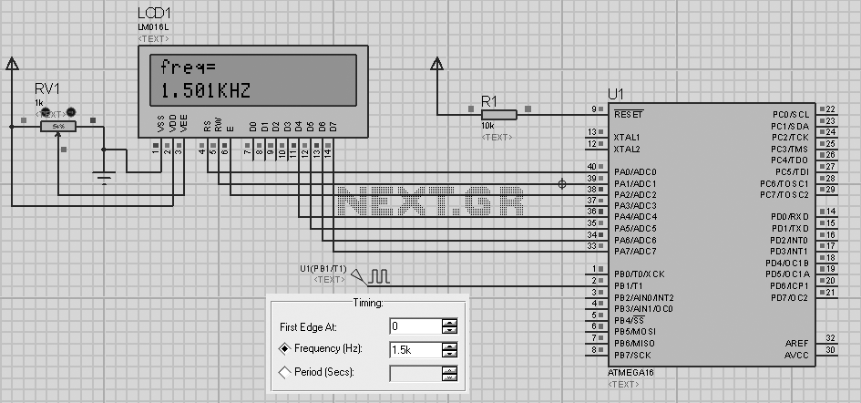 frequency meter circuit – Circuit Schematic