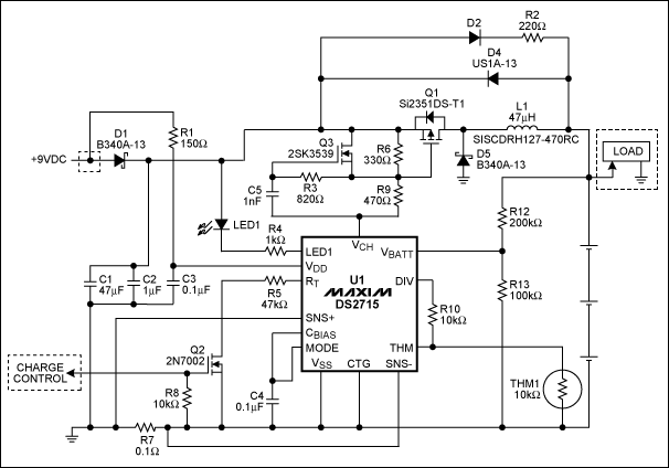 Optimizing the Load-Switch Function of the DS2715 Battery-Charger IC