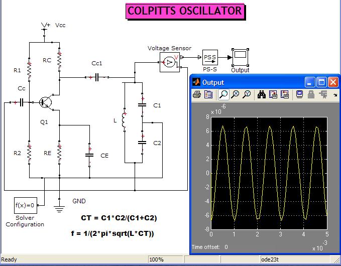 colpitts oscillator circuit