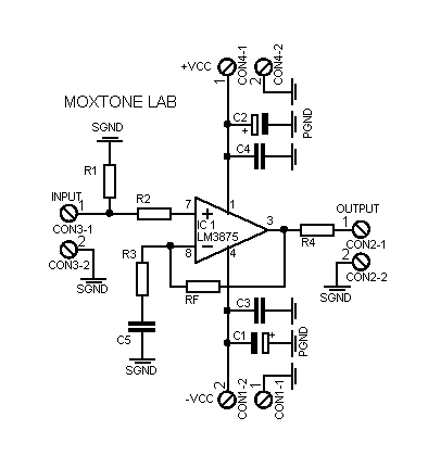 LM 3875 circuit