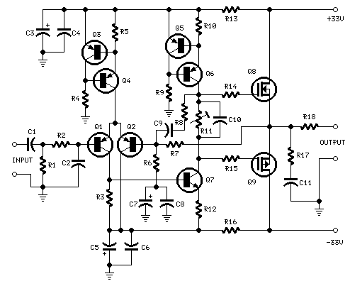 25 Watt MosFet Amplifier circuit