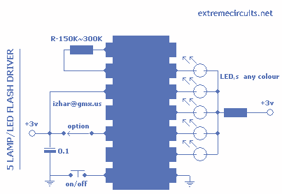 LED Flash Driver with HT2050 circuit