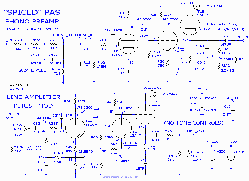 Spice and the art of preamplifier design circuit