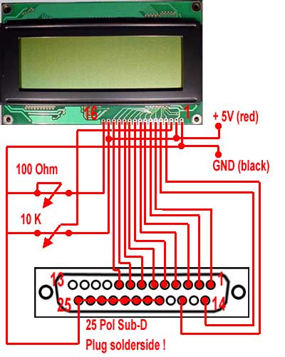 Build your own LC-Display circuit
