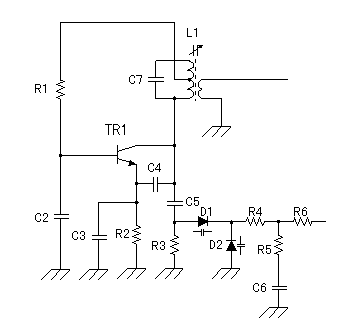 Circuit explanation of PLL synthesizing oscillator circuit