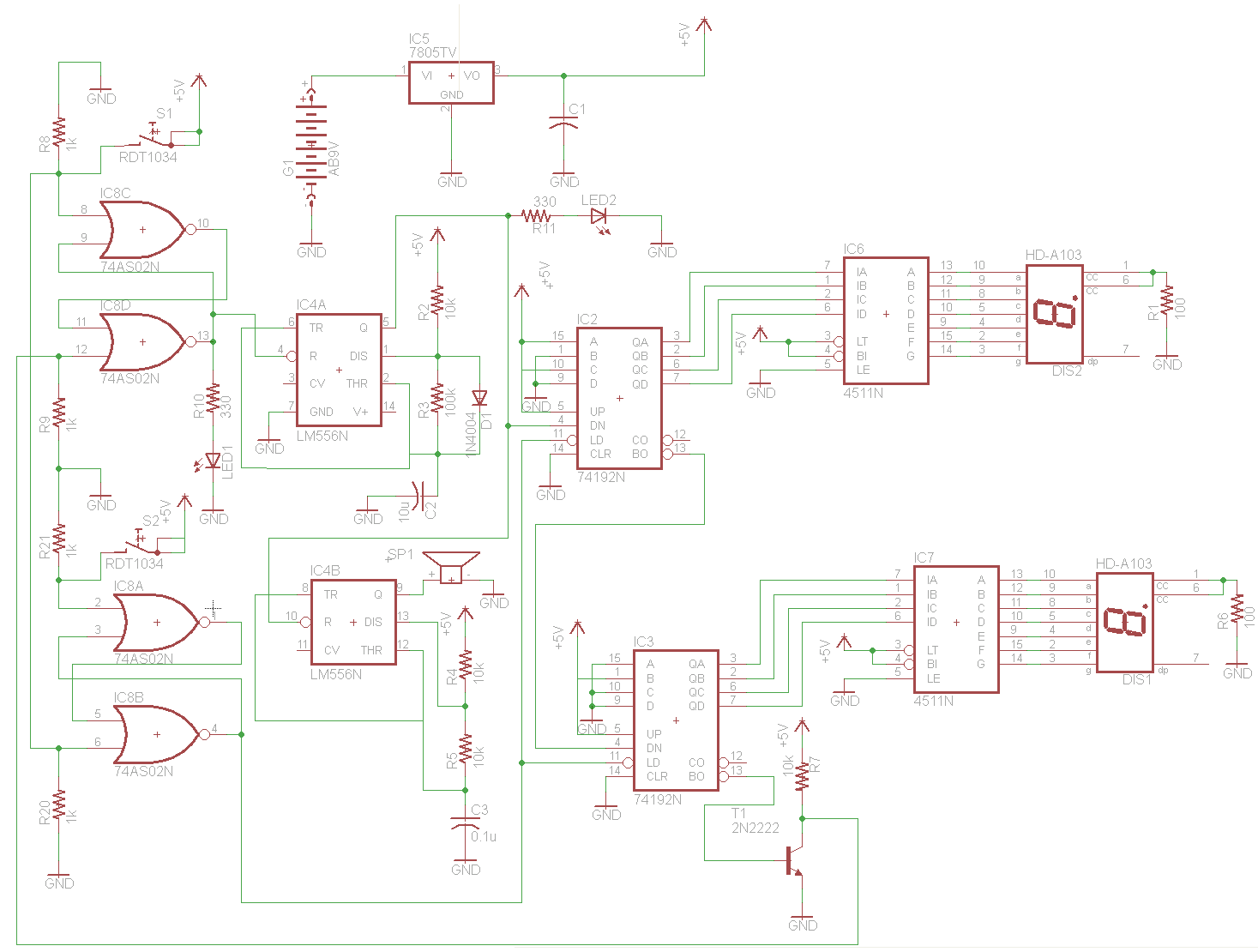 Robot Motor Control Schematic circuit