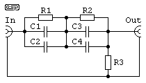 Reverse RIAA Equaliser circuit